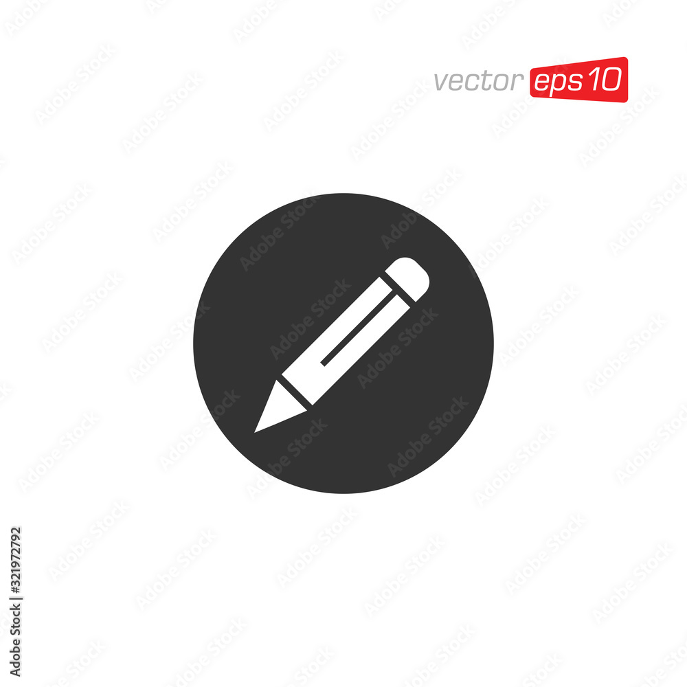 Pencil or Pen Icon Design Vector Pencil or Pen Icon Design Vector