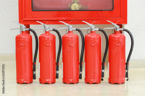 fire extinguisher.