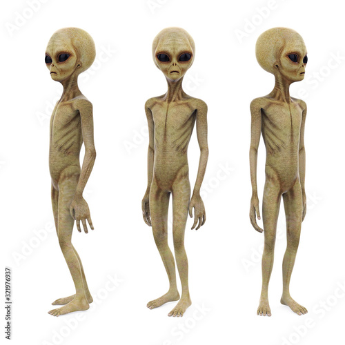Alien Creature Isolated