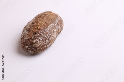 artisanal brown bread with nut pieces