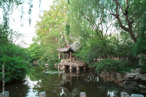 The Baotu Spring(or spouting spring) is a culturally significant artesian karst spring located in the city of Jinan,Shandong,China. It is 