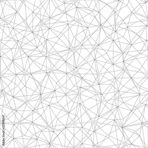 Geometric seamless pattern of a cubes in low poly style.