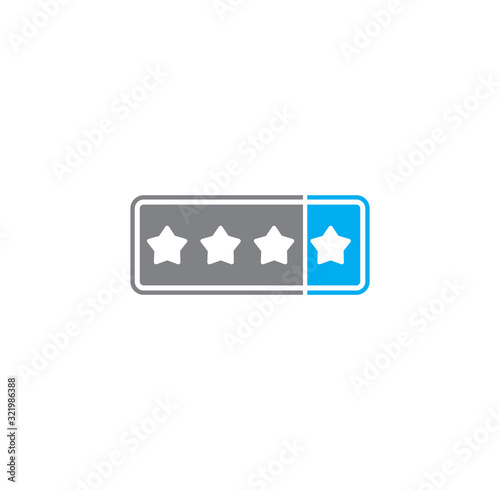 High performance related icon on background for graphic and web design. Creative illustration concept symbol for web or mobile app