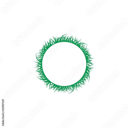 Grass ilustration logo