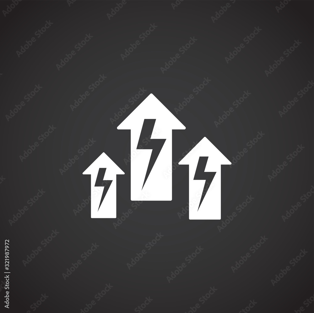 High performance related icon on background for graphic and web design. Creative illustration concept symbol for web or mobile app High performance related icon on background for graphic and web design. Creative illustration concept symbol for web or mobile app