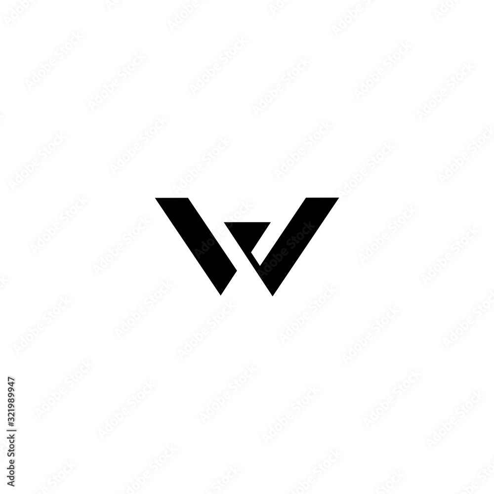 W logo icon design template elements W logo icon design template elements