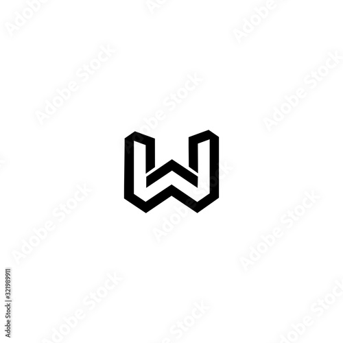 Free Download W letter Logo Design Template Vector - GFXLoad