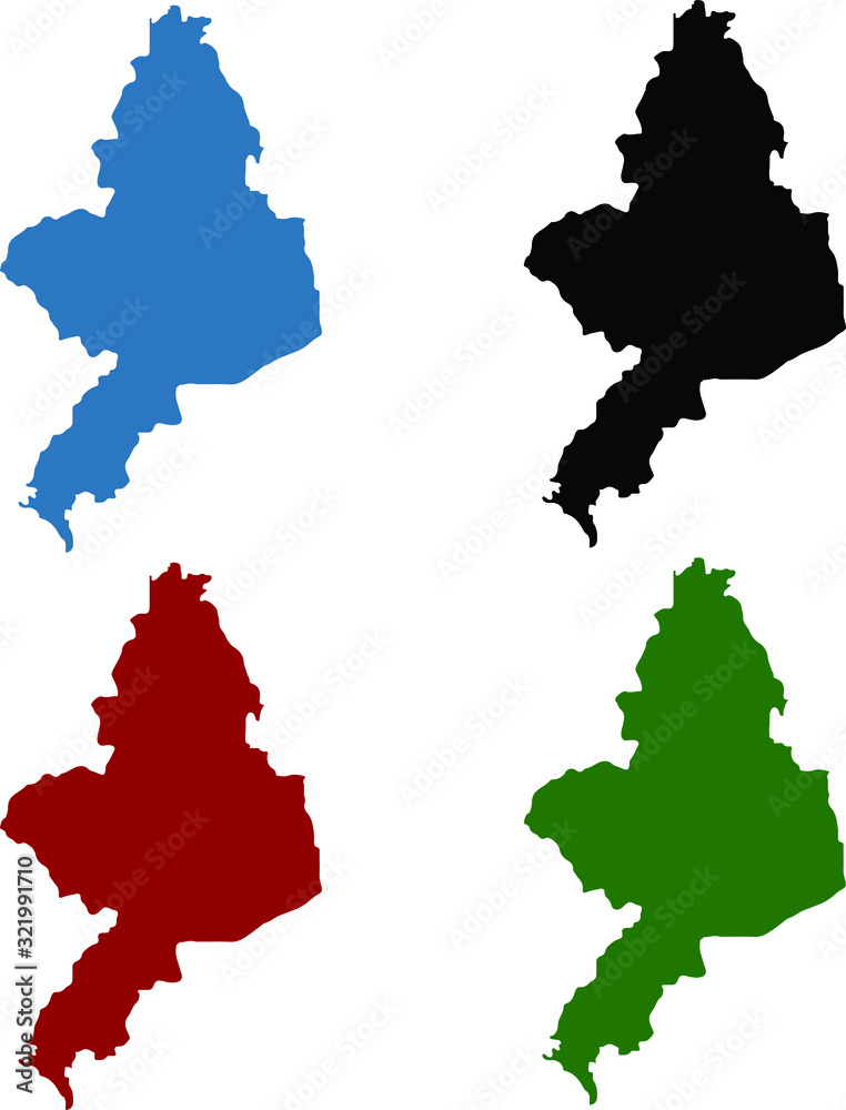 Obraz premium Kudus City Map, Central Java, Indonesia