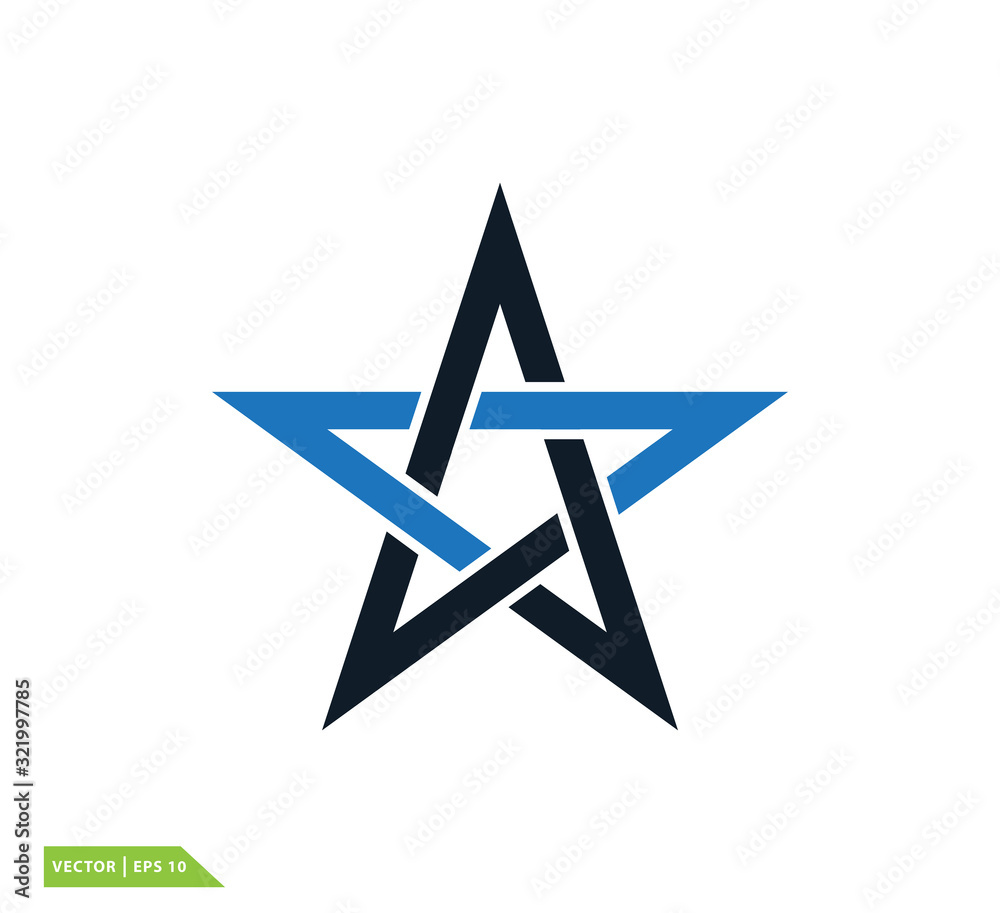Star icon vector logo template Star icon vector logo template