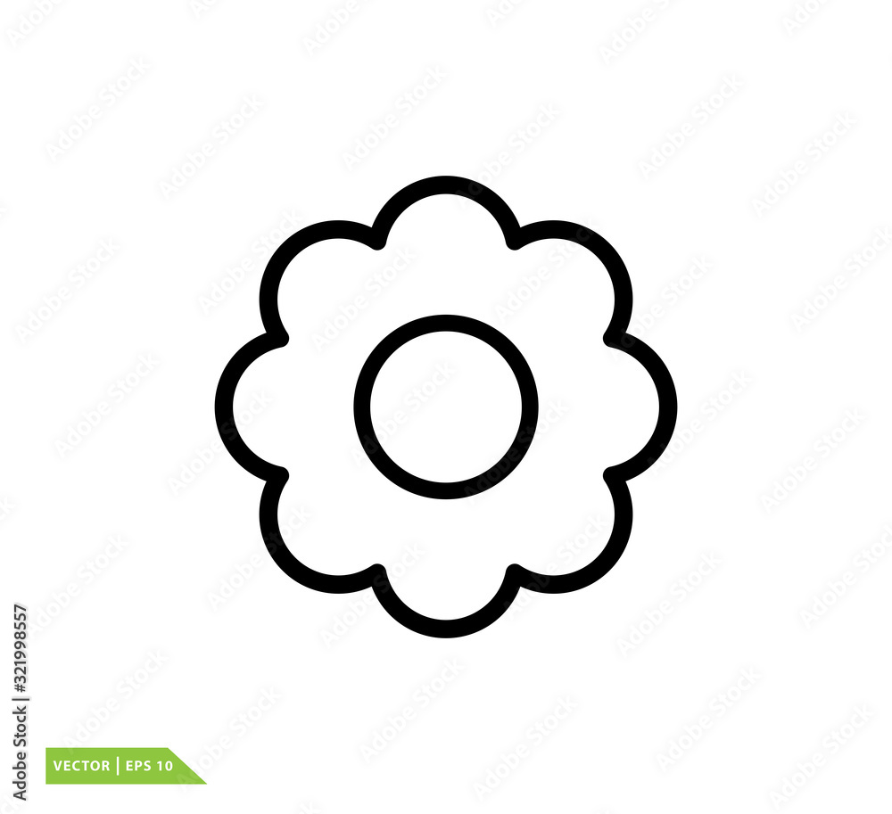 Lotus icon vector logo template Lotus icon vector logo template