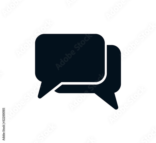 Quote icon vector logo template