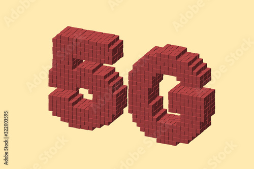 5G network sign. Wireless i...