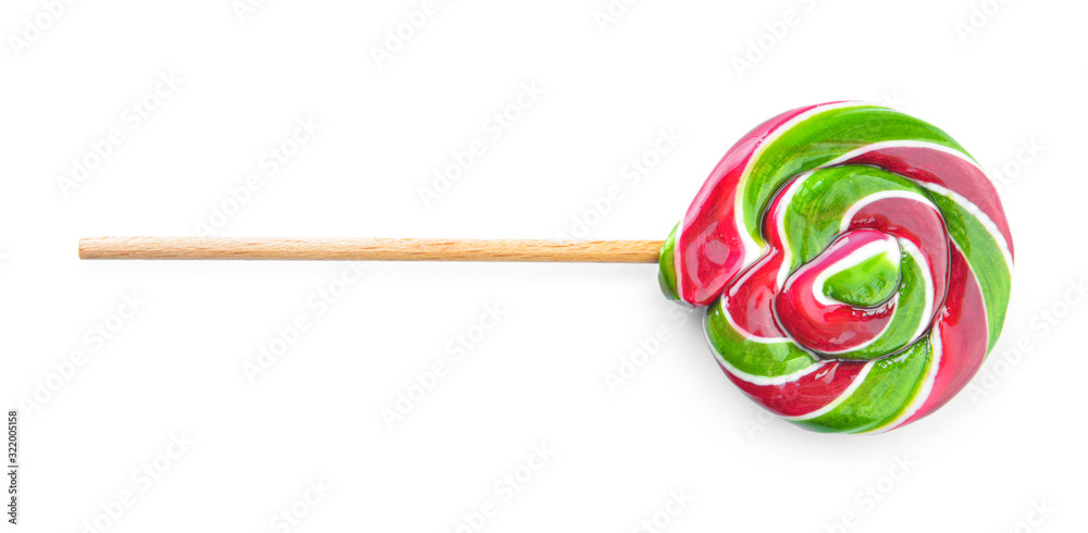 Sweet lollipop on white background Sweet lollipop on white background