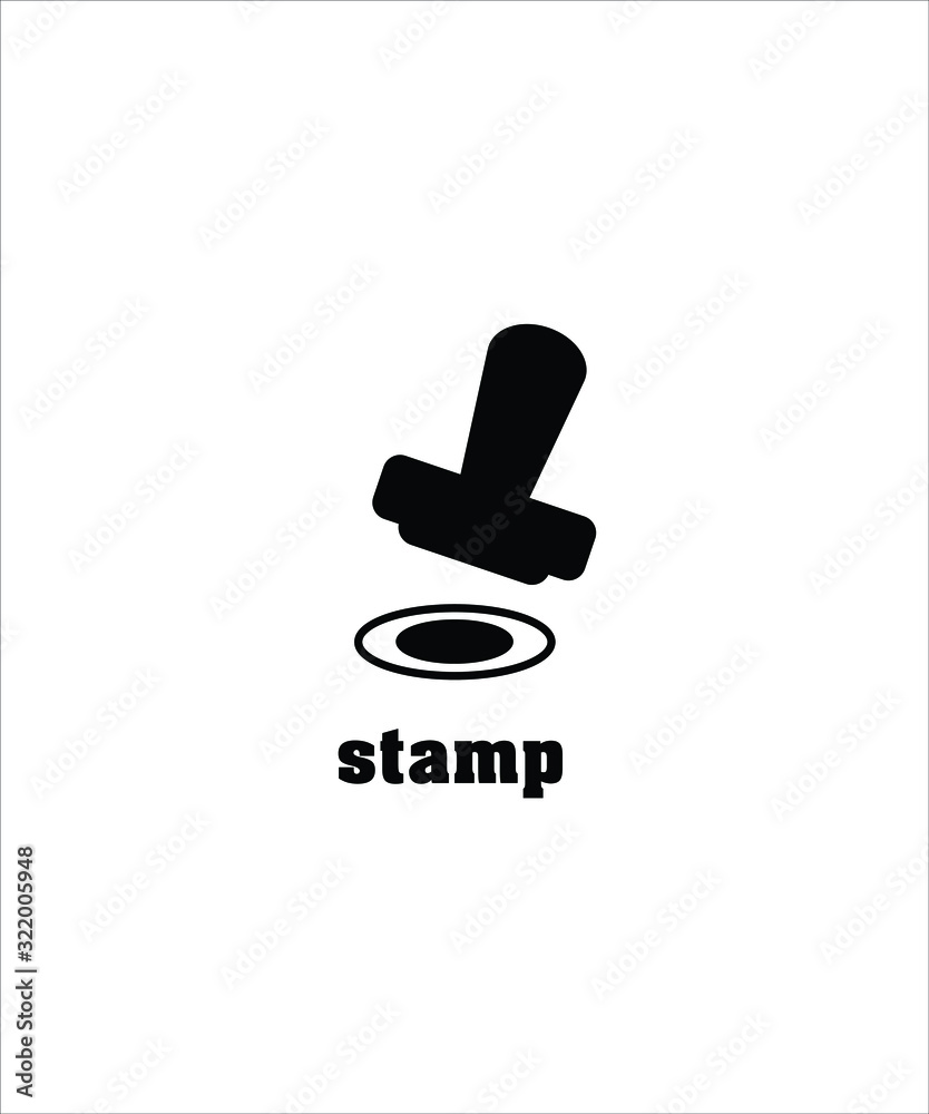 stamp flat design icon,vector best flat illustration design icon. stamp flat design icon,vector best flat illustration design icon.