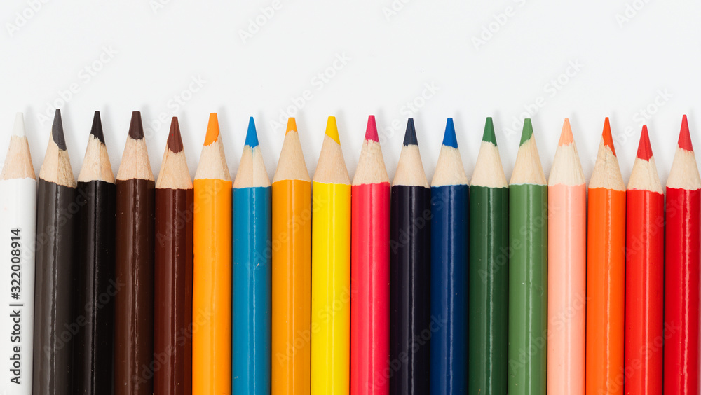 Multi color pencils. the concept of a multinational family and equality in the world. Multi color pencils. the concept of a multinational family and equality in the world.