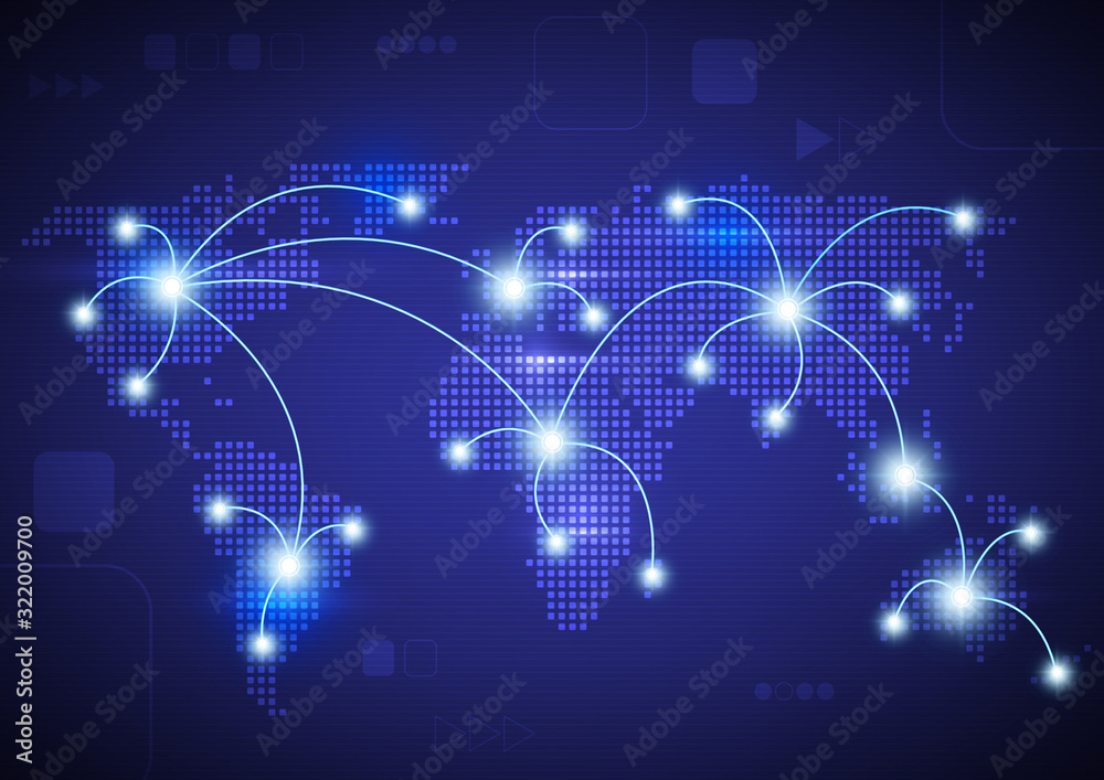 Big data concept vector