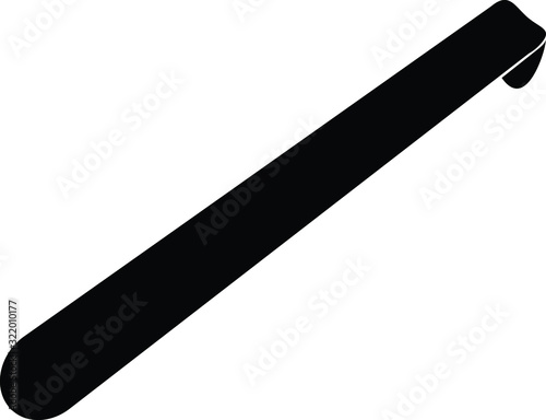shoehorn icon, vector illustration