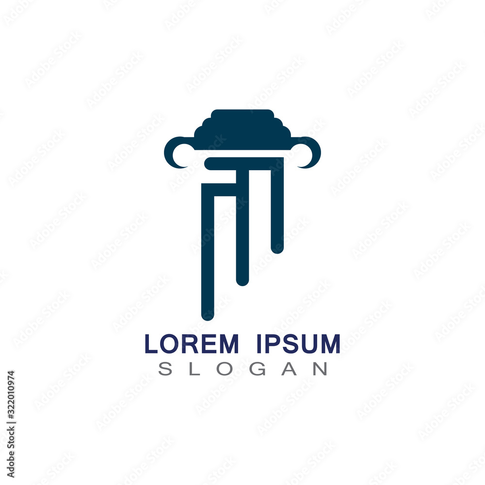 Column Logo and symbol Template vector illsutration design Column Logo and symbol Template vector illsutration design