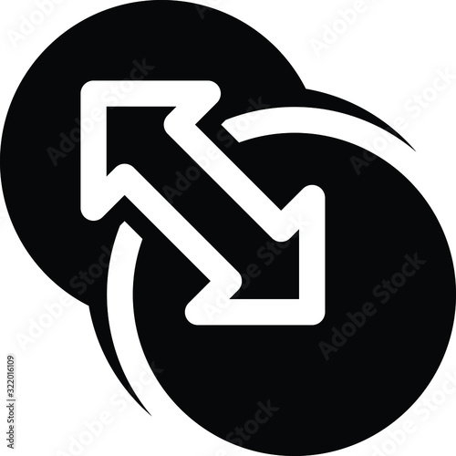 Both side icon, vector illustration