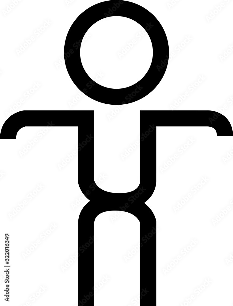 No kids icon, vector illustration