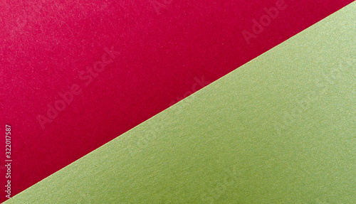 Two colors paper texture background. Place for text. Two tones. Background for presentation.