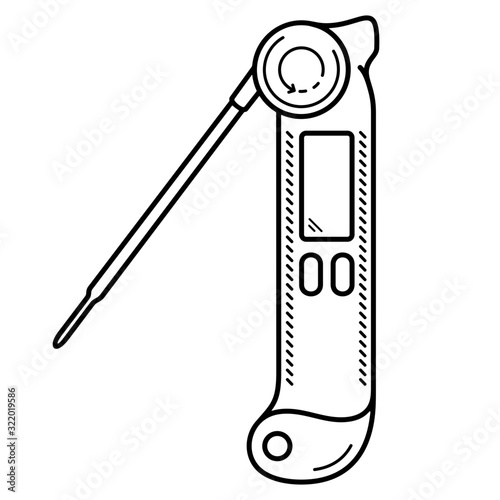 Digital food thermometer