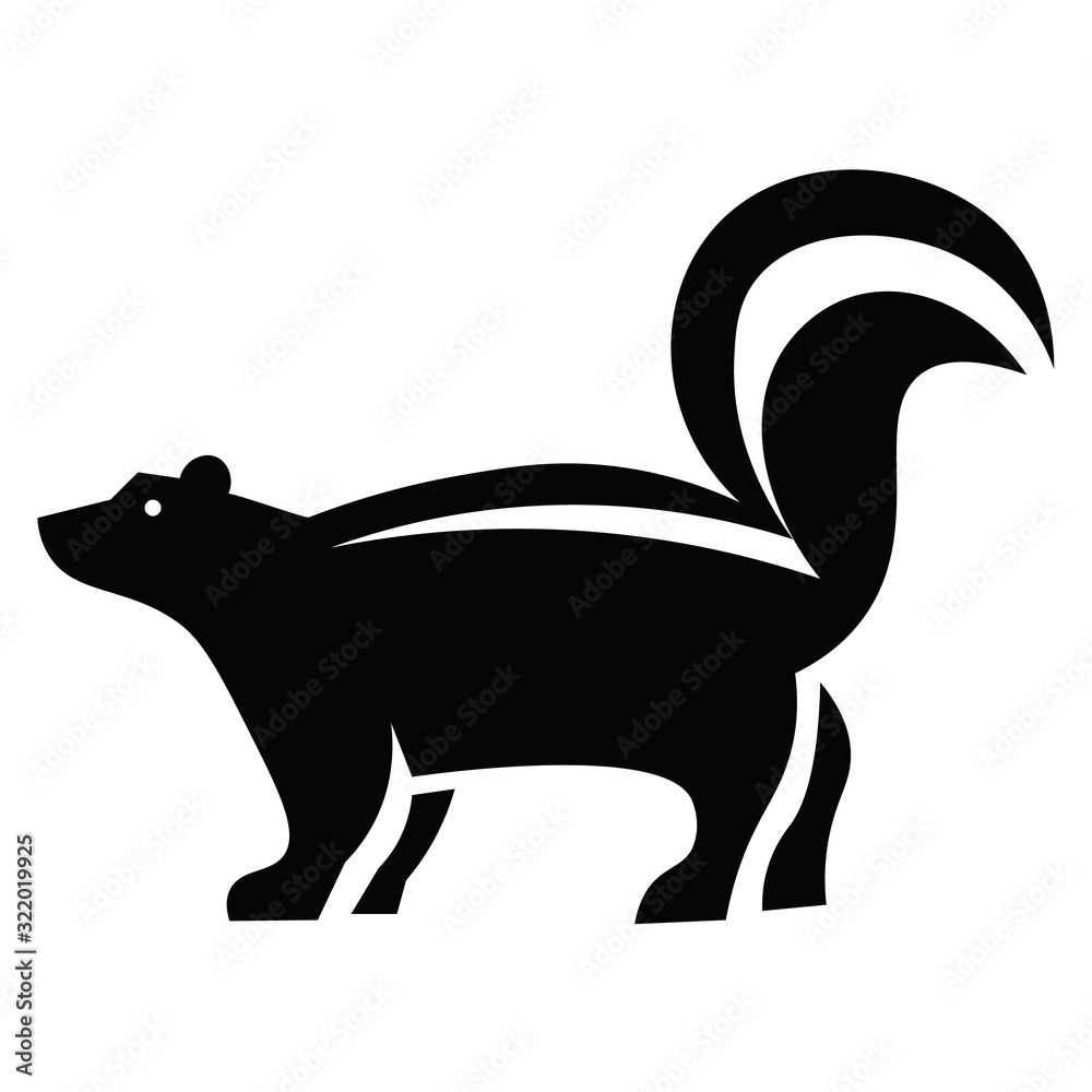 Skunk Icon Vector