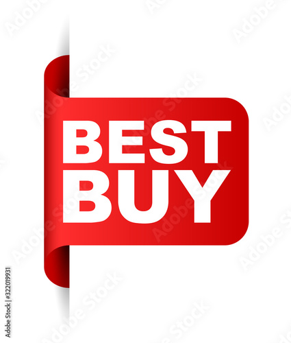 red vector banner best buy