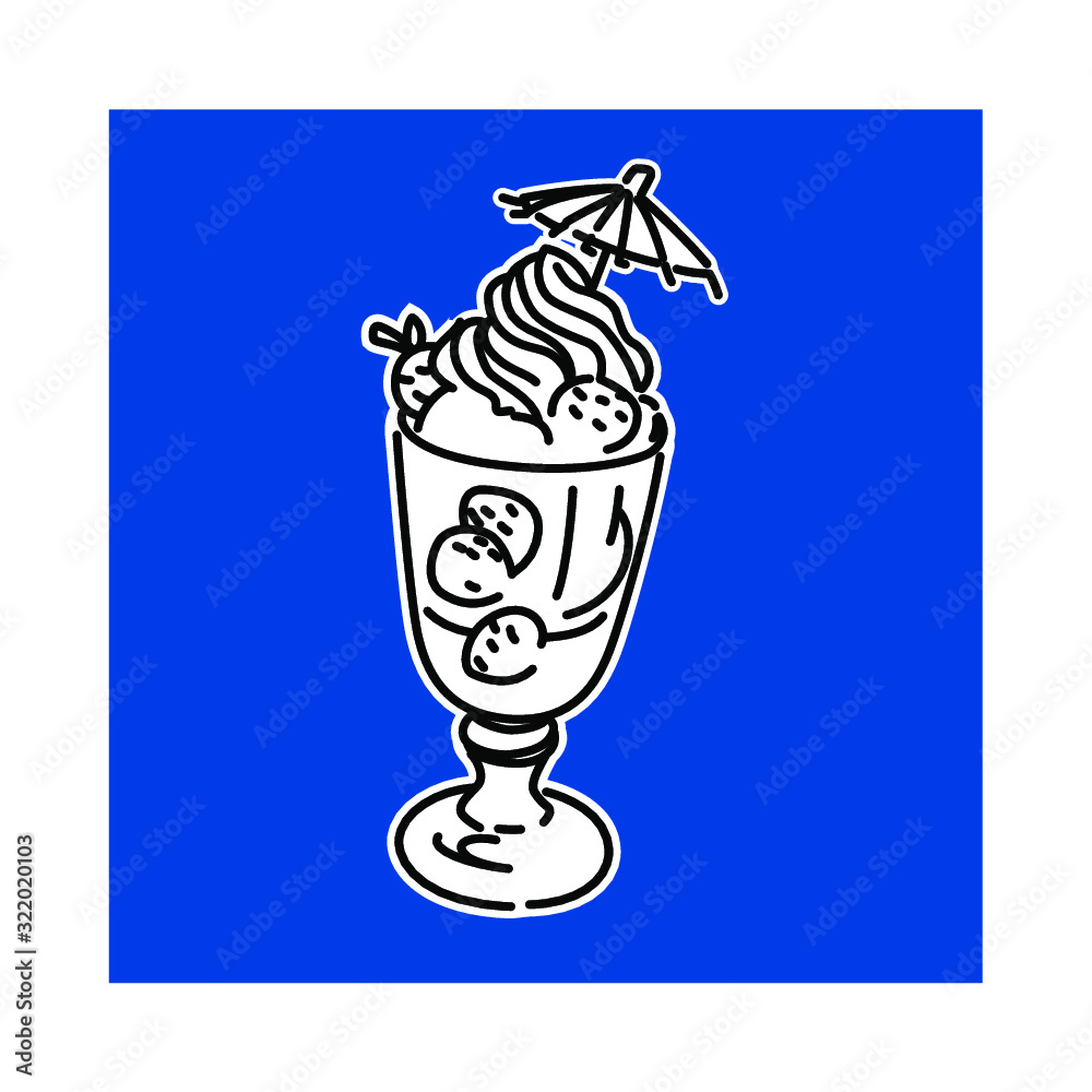 Piktogramm Ice Cream mit Rahm Piktogramm Ice Cream mit Rahm