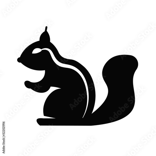 Chipmunk Icon Vector
