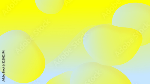 Abstract gradient geometric background. Fluid shapes and colorful graphic design.