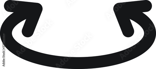 Two side icon, vector illustration