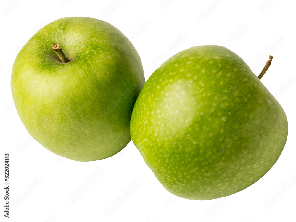 Isolated fresh apple on a white background Isolated fresh apple on a white background