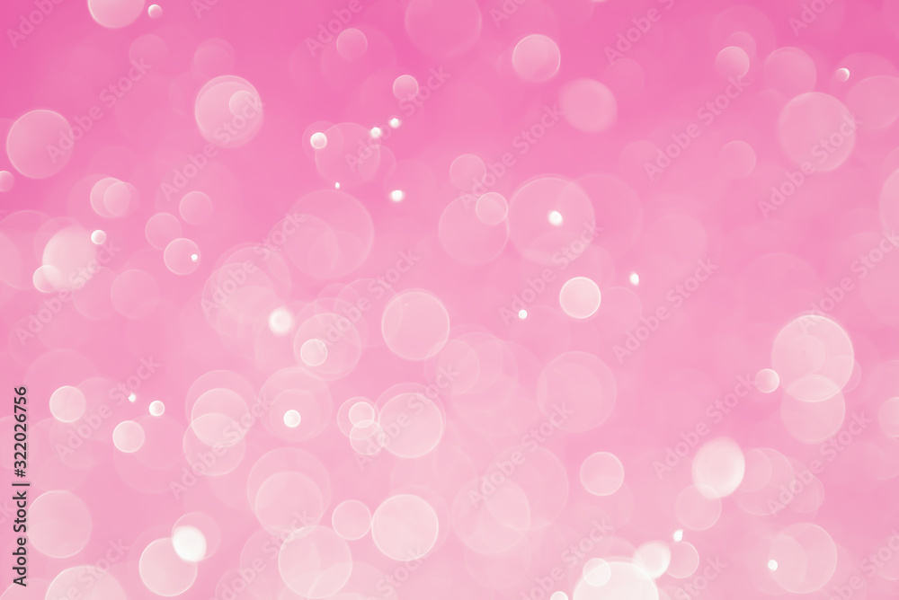 abstract bokeh light effect with pastel gradient pink background abstract bokeh light effect with pastel gradient pink background