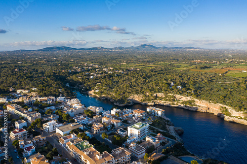 Aerial: The bay of Cala Figuera © castenoid