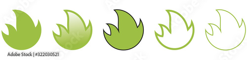 ICÔNE PLANTE VERTE