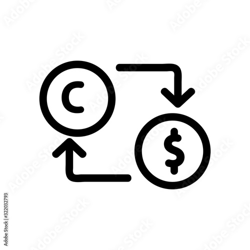 intellectual property icon vector. Thin line sign. Isolated contour symbol illustration