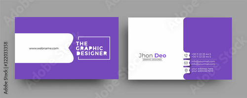 Business Card - Creative and Clean Modern Business Card Template.