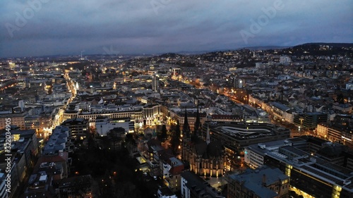 Stuttgart Germany by night