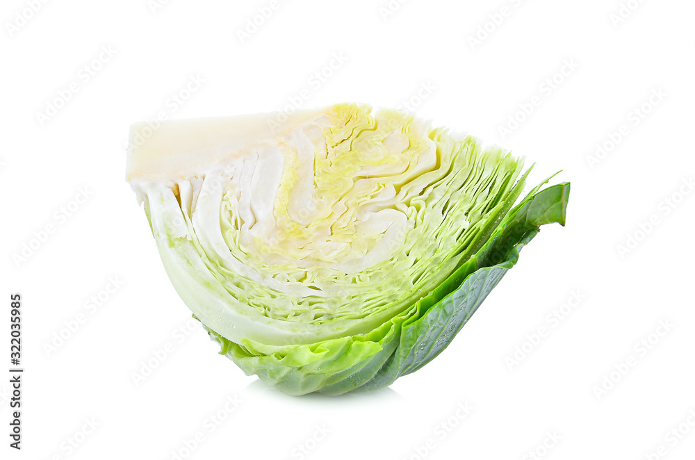 Cabbage isolated on white background Cabbage isolated on white background