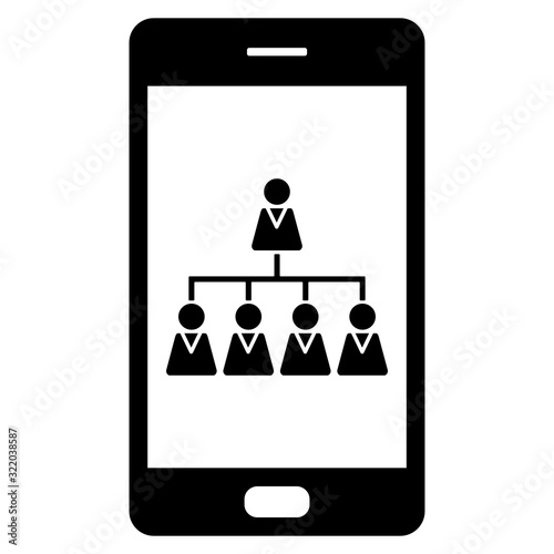 Hierarchie und Smartphone