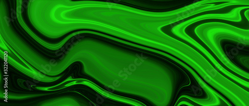 green and black liquid color oil paint.