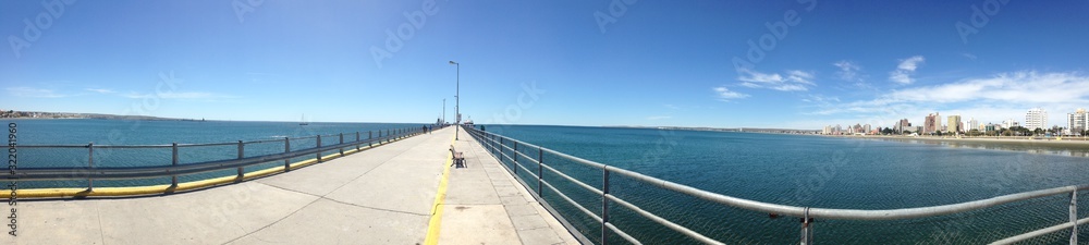 Partial view of the Golfo Nuevo from Puerto Madryn