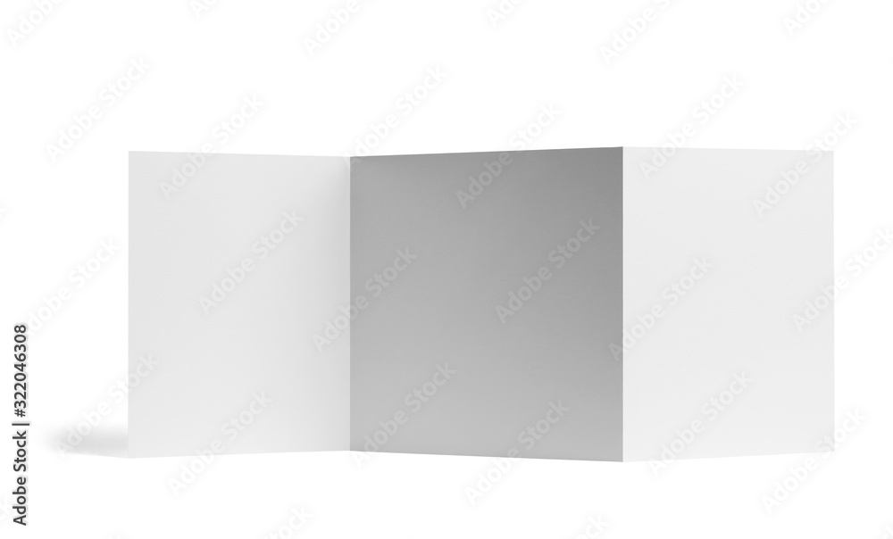 folded leaflet white blank paper template book folded leaflet white blank paper template book