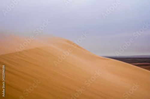 Sand storm in the Arabian desert 