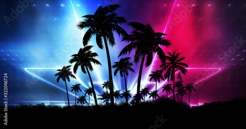 Space futuristic landscape....