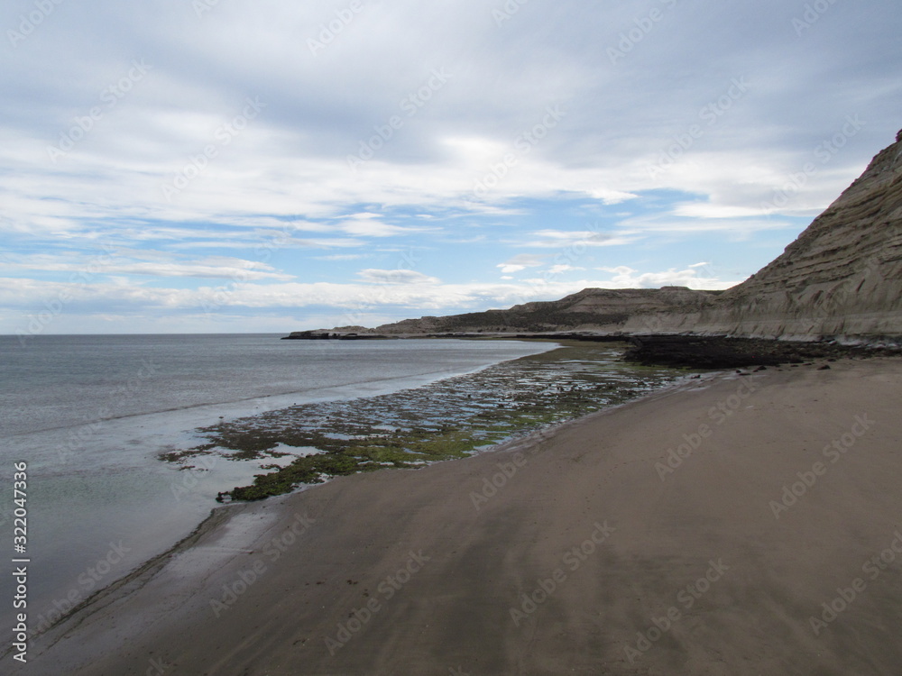 Partial view of Golfo Nuevo from Puerto Piramides