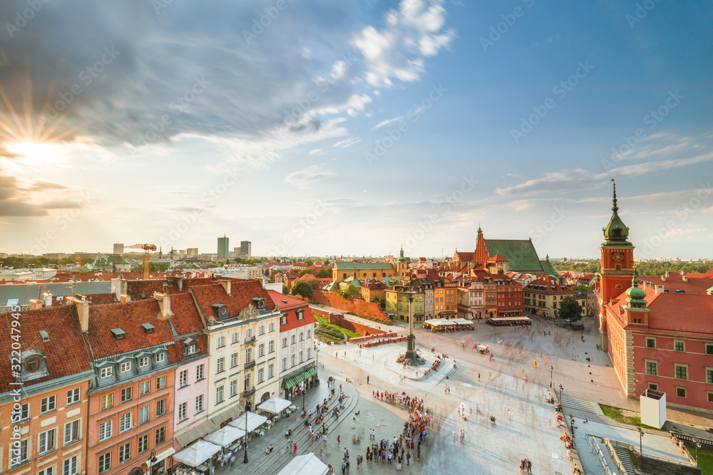 Fototapeta premium Widok na Stare Miasto w Warszawie