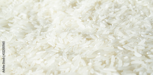 white rice pattern food close up side view