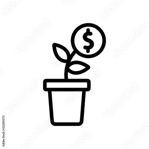 franchise business icon vector. Thin line sign. Isolated contour symbol illustration